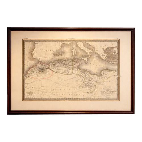 North Africa Map by Lapie, 1837 For Sale - Image 13 of 13
