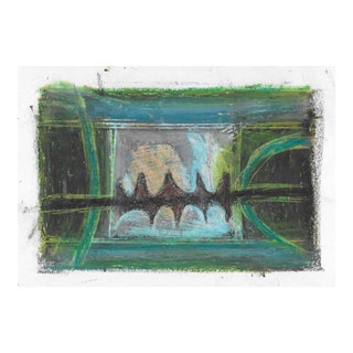 1960s Mid Century Modern Pastel Abstract For Sale
