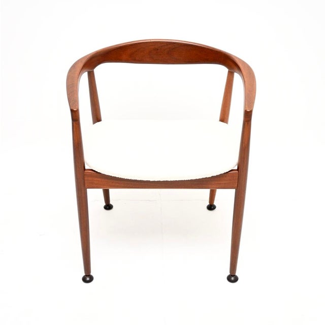 Brown Vintage Danish Desk Chair, 1960s For Sale - Image 8 of 12