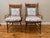 Here is a pair of antique pressed back armchairs that could be used as accent pieces, or dining chairs. These belonged to...