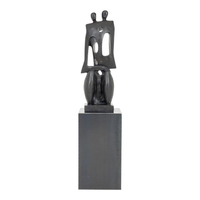 Contemporary Abstract Figures Marble Sculpture For Sale