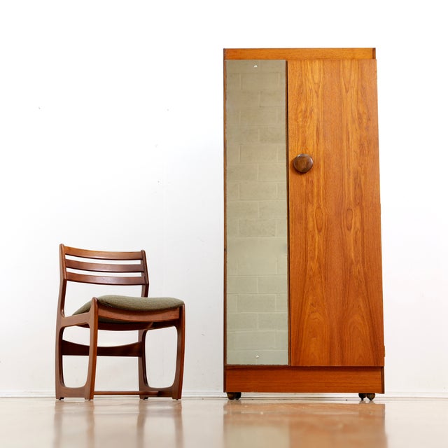 1960s Mid Century Teak Armoire by Elliots of Newbury, Attributed For Sale In Los Angeles - Image 6 of 8