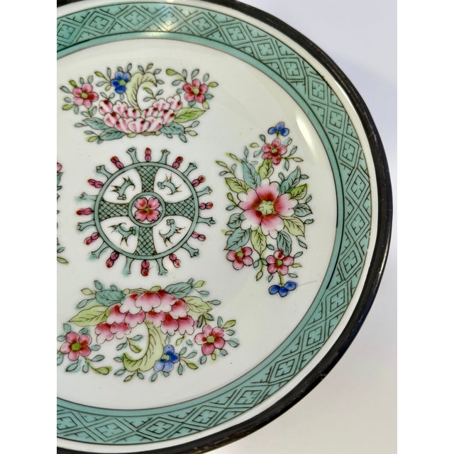 1970s Vintage Hand-Painted Japanese Cherry Blossom Bowl For Sale - Image 5 of 5