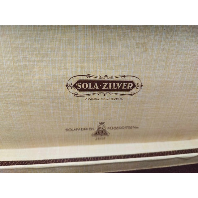 1940s Vintage Silver Caviar Spoons from Sola, Set of 12 For Sale - Image 5 of 8