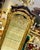 2010s French Louis XVI Display Vitrine With Gold Leaf Details, Tufted Interior & Glass Shelves For Sale - Image 5 of 7