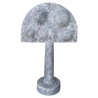 Heraldic Form Marble Sculpture by Tom Von Kaenel For Sale