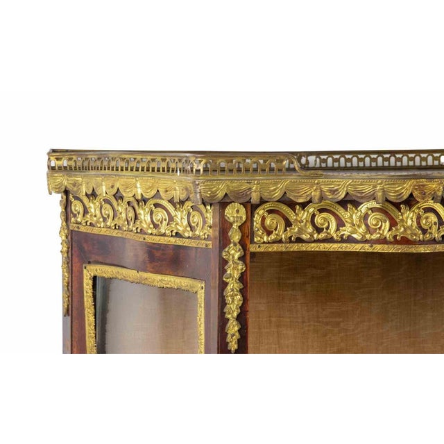 Display Cabinet with Mahogany and Glass, 1950s For Sale - Image 4 of 10