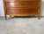 1960s Vintage French Provincial Louis XV Style Walnut & White Marble Top Three-Drawer Commode For Sale - Image 16 of 17