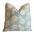 Textile Beautiful Designer Susan Tucker Floral Feather/Down Linen Pillow 21" Square For Sale - Image 7 of 7