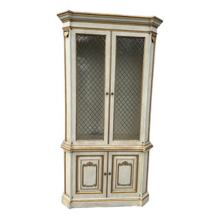 Vintage John Widdicomb Country FrenchChina Vitrine For Sale