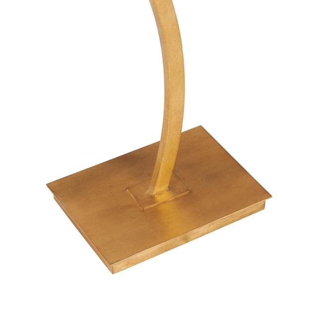 Chelsea House Inc Sway Wavy Floor Lamp - Gilt For Sale - Image 4 of 5