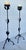 Mid 20th Century Spanish Forged Iron Floor Candlesticks, Torchieres 5 Ft Tall - Pair For Sale - Image 4 of 16