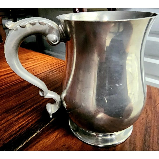 Rand Vintage English Pewter Tankard Mug For Sale - Image 13 of 13