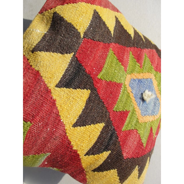 Kilim Rug Pillow For Sale - Image 10 of 11