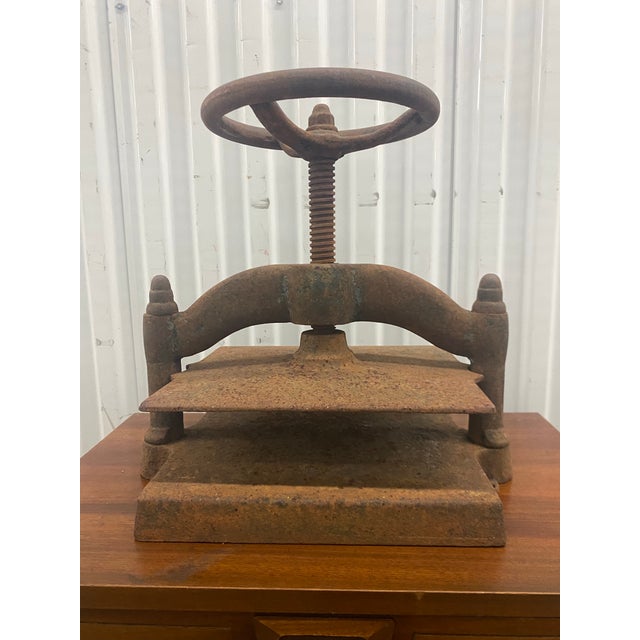 Middle 20 Century Book Press . For Sale - Image 12 of 12