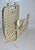 Mid-Century Modern 1970s Wrought Iron & Handwoven Iron Magazine Stand Champagne Shabby Chic Finish For Sale - Image 3 of 13