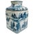 Contemporary Blue & White Chinoiserie Ceramic Tissue Box Cover For Sale - Image 3 of 5