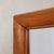 Mid-Century Modern Italian Vertical Rectangular Wall Mirror with Chamfered Wood Frame, 1950s For Sale - Image 3 of 9