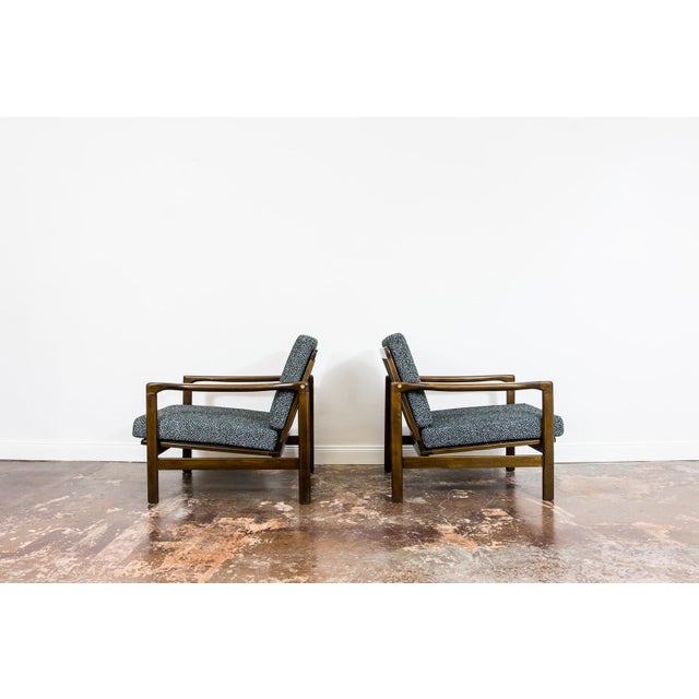Mid-Century Modern Lounge Chairs by Zenon Bączyk, Poland, 1960s, Set of 2 For Sale - Image 11 of 18
