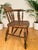 Antique Victorian Smokers Bow Armchair in Beech & Elm, 1880s For Sale - Image 9 of 18