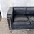 Le Corbusier Mid-Century Black Leather and Chrome Two Seater Sofa by Le Corbusier For Sale - Image 4 of 10