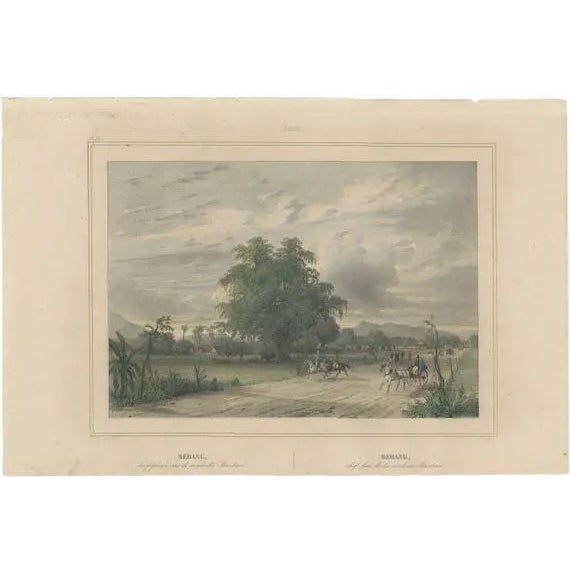 Lauters, Serang, Java in Indonesia, 1844, Print For Sale