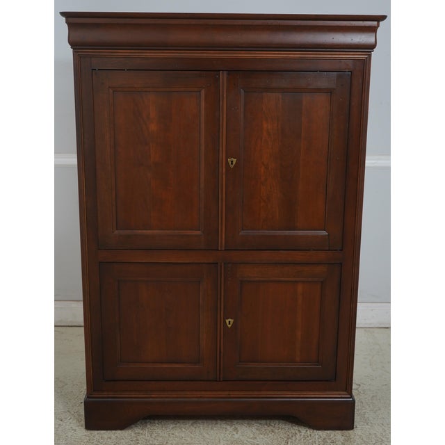 Age: Approx: 30 Years Old Details: Factory Distressed French Empire Design Removable Back Panel Flip Open Top Key Locking...