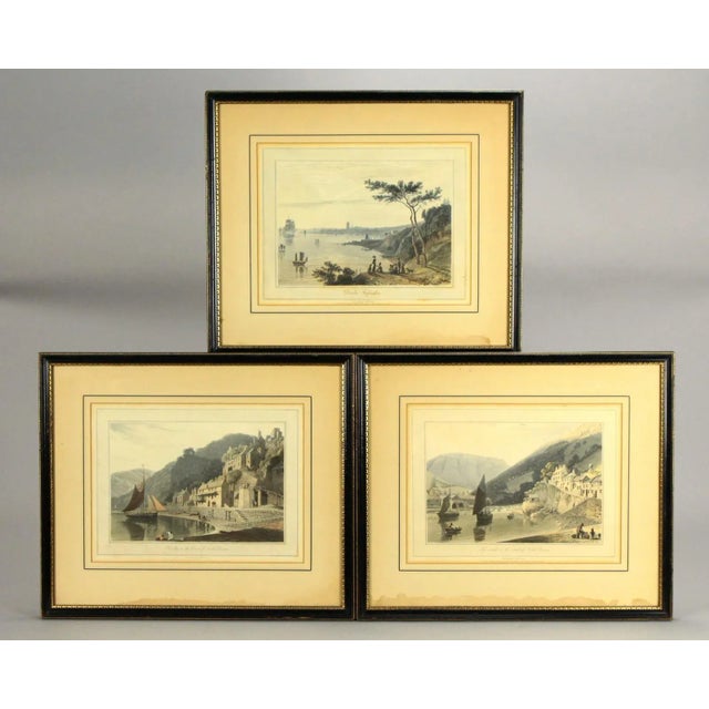 William Daniel (1769-1837) Views From Scotland & North Devon Aquatints Set of 3 For Sale - Image 13 of 13