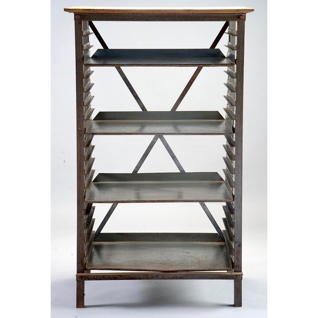 Industrial Blue Metal Adjustable Shelf Unit Chairish