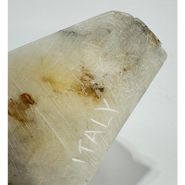 Vintage Alabaster Bird Trinket Dish For Sale - Image 11 of 11