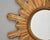 Spanish Large Vintage Spanish Wood Framed Sunburst Mirror For Sale - Image 3 of 8
