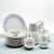 Exceptional coffee and dessert/breakfast set from the Lotus Azure (Lotus Blau) collection by Rosenthal China / Studio-...