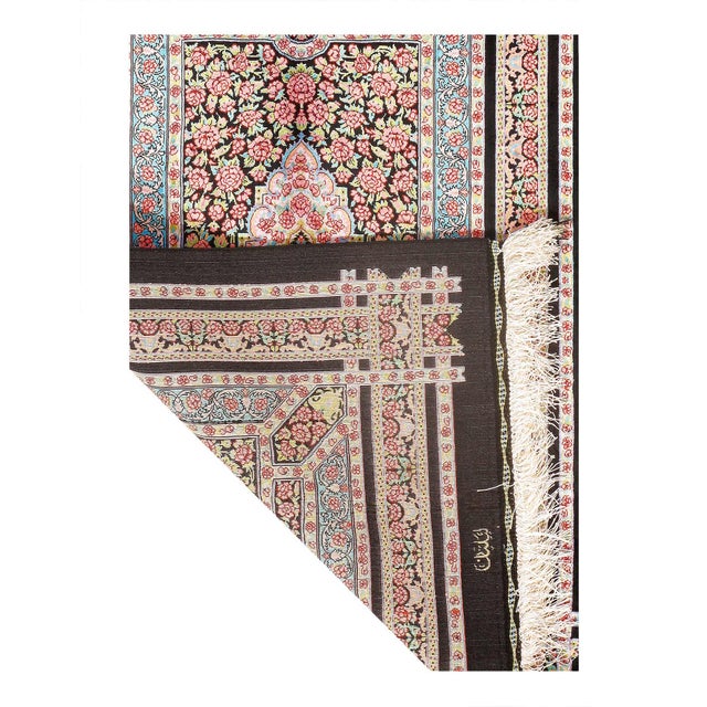 Traditional Pasargad DC Exquisite Design Paris Palace Fine Power Loom v. Silk Rug For Sale - Image 3 of 3