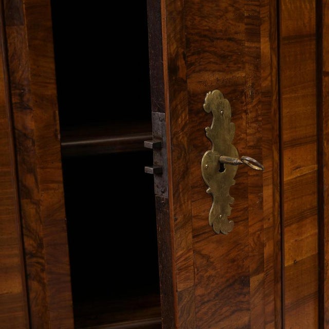 Wood Baroque Walnut Hallway Cabinet, Northern Germany, 1740s For Sale - Image 7 of 11
