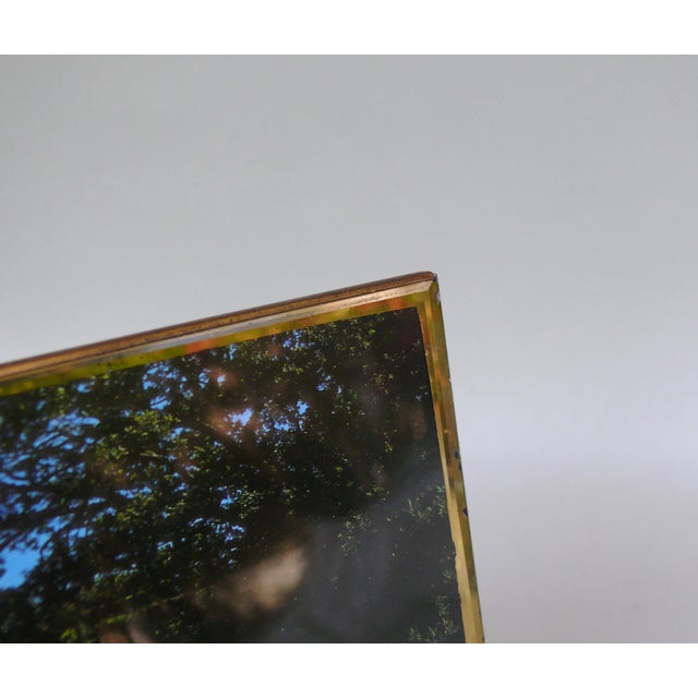 Art Nouveau Möwel Picture Frame in Brass and Enamel from D.R.G.M, Germany, 1890s For Sale - Image 14 of 18