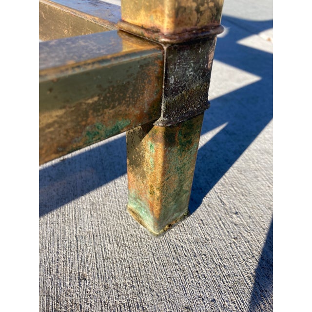 Mastercraft Brass Waterfall Coffee Table For Sale - Image 12 of 13