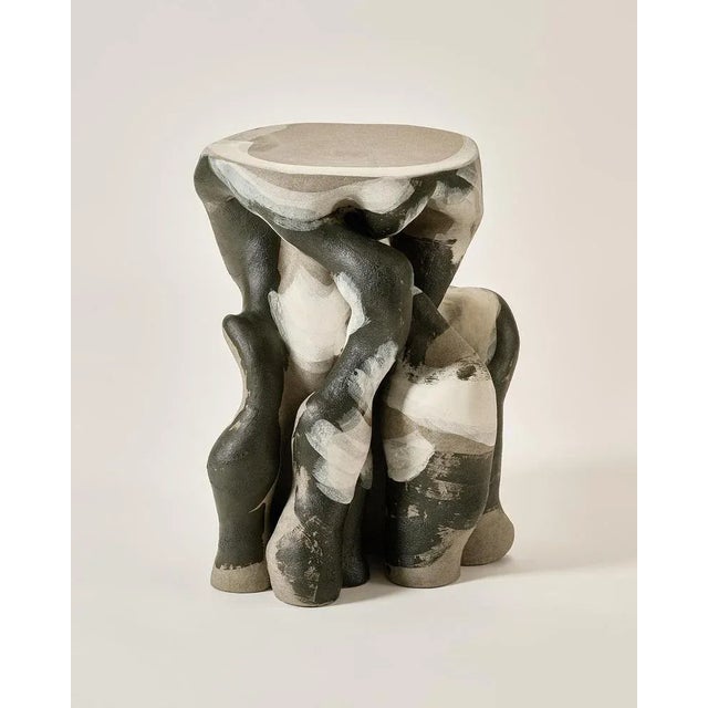 Ceramic Dym Side Table by Perler For Sale - Image 6 of 12