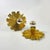 Mid-Century Modern Mid-Century Hollywood Regency Gilded Sunburst Wall Sconces, 1950s, Set of 2 For Sale - Image 3 of 10