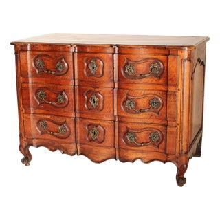 Louis XV Provincial Walnut Chest of Drawers For Sale