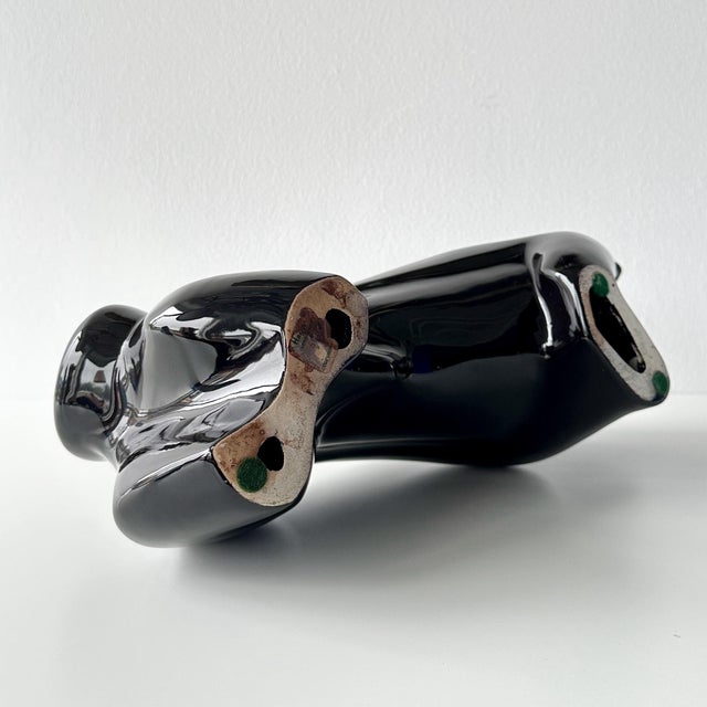 Late 20th Century Cubist Ceramic Bull Sculpture For Sale - Image 10 of 12