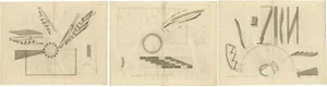 Staircase Designs, 1739, Paper, Set of 3