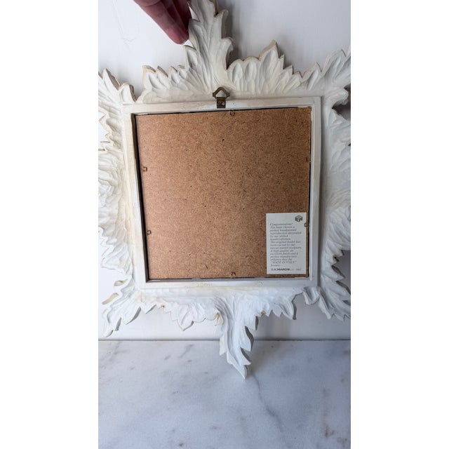 Plastic Vintage 1970s Italian Baroque Sunburst Wall Mirror by Euromarchi s.r.l. For Sale - Image 7 of 16