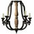 Dennis & Leen Louis XIV Wrought Iron Chandelier.