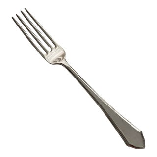 1970s Traditional Silver Dessert Fork, Pembury For Sale