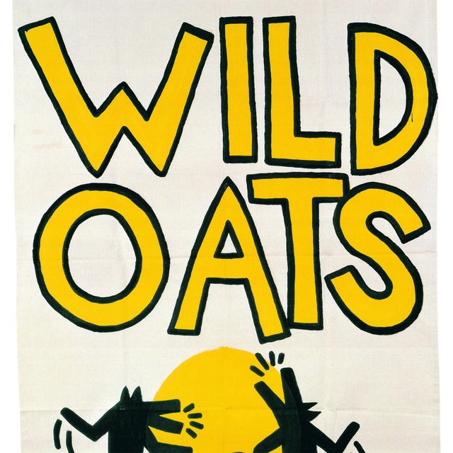 1990s After Keith Haring - Wild Oats Vintage Fine Art Print Offset Lithography Poster 90s For Sale - Image 6 of 9