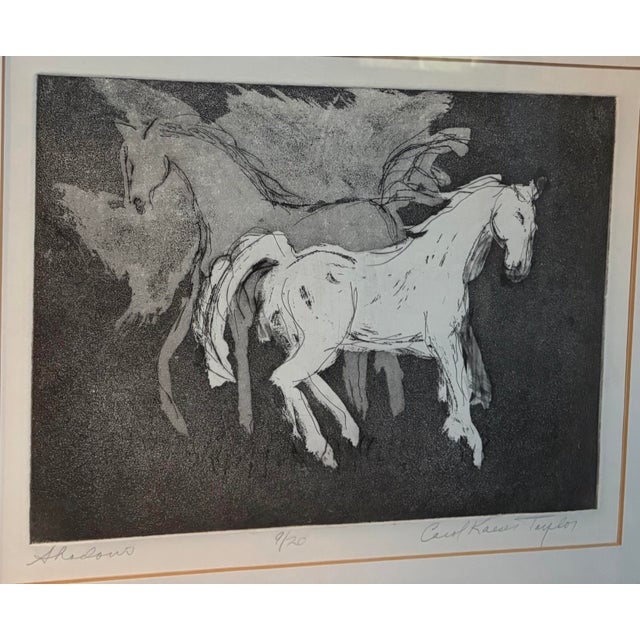Carol Kaeser Taylor Original Signed "Shadows" Etching Print 9/20 ## Description An original, limited-edition intaglio...