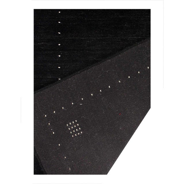 Traditional Pasargad DC Fine Hand Knotted Gabbeh Design Runner Rug For Sale - Image 3 of 3