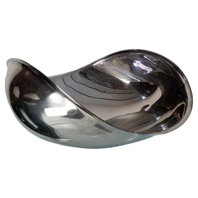 Silver-Plated Candara Bowl attributed to Lino Sabattini, Italy, 1970s For Sale - Image 11 of 11