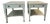 Mid 20th Century Mersman Single Drawer End/BedsideTables in Country Green, a Pair For Sale