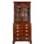 English George III English Antique Mahogany Bookcase Secretary Desk Circa 1780 For Sale - Image 3 of 12